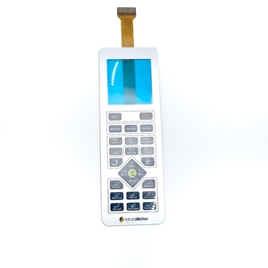 Panel de interruptor de teclado de membrana de superposición frontal de PC personalizado con adhesivo de 3m para carcasa de plástico, PCB, superficie de goma de silicona - Product Image 5