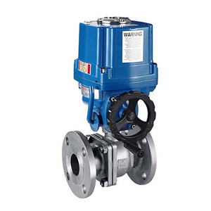 COVNA Vanne à boisseau sphérique motorisée à bride, antidéflagrante, en acier inoxydable WCB, 2 ou 3 voies, type ON-OFF, avec fenêtre de contrôle de 90 jours - Product Image 4