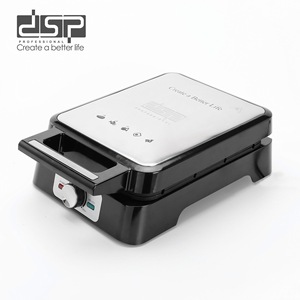 Plancha Eléctrica para Waffles Dsp Dansong, Superficie Antiadherente de 23x26cm, Máquina para Desayunos KC1337 - Product Image 1