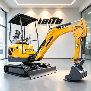 Mini Excavadora de 1.8 Toneladas con Motor Hidráulico, Pequeña Máquina Excavadora de Orugas para Construcción y Trabajos Agrícolas en Jardines - Product Image 6