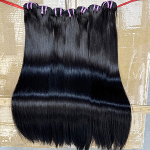 100% Cheveux Humains Vierges Vietnamiens Lisses Naturels, Paquets à Double Trame, Sans Nœuds, Sans Perte - Product Image 4