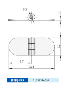 Charnières de porte et de fenêtre en acier inoxydable miroir 304 FS1243 CL253-10, peuvent être ouvertes à un angle de 180 degrés - Product Image 6
