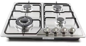 Estufa de Gas Empotrable de 4 Quemadores, Acero Inoxidable, Ahorro de Energía, Comercial, para Exteriores, Hoteles y Hogares - Product Image 3