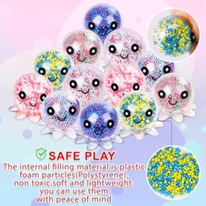 Fidget Stress <b>Balls</b> Adults Cute Dumplings Eco-Friendly TPR Stress Relief Bulk Squishy <b>Squeeze</b> <b>Ball</b> Set Birthday Party Favors - Product Image 2