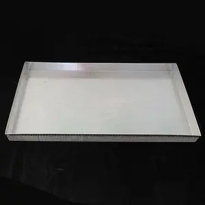 Customized stainless steel 304 perforated dehydration baking sheet tray punching stainless steel 600x400mm baking drying tray