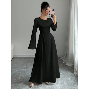 Arabic Sleeveless Floor-Length Ball Gown Backless Built-in Bra Luxury Spandex <strong>Dress</strong> Waist-Cinched Middle East Saudi Arabia Dubai - Product Image 3