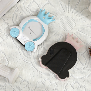 Bingkai foto anak, mahkota kreatif, Resin, bingkai foto bayi, hadiah pernikahan - Product Image 3
