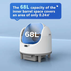 Caja de Arena Inteligente Eléctrica con Control por Aplicación <span class=keywords><strong>para</strong></span> <span class=keywords><strong>Gatos</strong></span> 2025, Caja de Arena Abierta de 68L, Caja de Arena Inteligente <span class=keywords><strong>para</strong></span> <span class=keywords><strong>Gatos</strong></span>, Caja de Arena Automática Autolimpiable - Product Image 2
