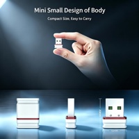 Adaptador WiFi USB Mini COMFAST CF-WU815N de 150Mbps, Tarjeta de Red Inalámbrica USB2.0 RTL8188GU, Compatible con Soft AP Externo, en Stock