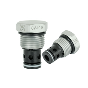Válvula de Retención Hidráulica de Cartucho Roscado CV-10-B de Acero para Plataforma Elevadora - Product Image 1