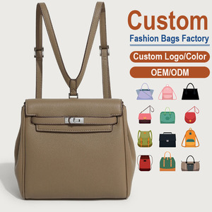 New Designer Classic Versatile Pebbled Leather PU Leather <b>Backpack</b> Waterproof Durable Casual Daily Use Source Factory - Product Image 1