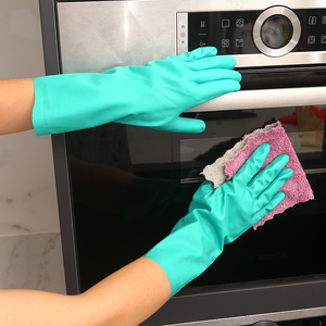قفازات منزلية من اللاتكس الرخيصة لتنظيف الأطباق، قفازات يد مطاطية لغسل الأطباق - Product Image 5