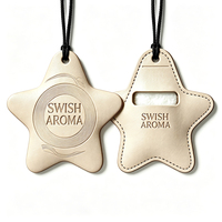 Diffuseur de parfum en coton enveloppé de cuir personnalisable, pendentif, désodorisant suspendu, parfum longue durée pour voiture et maison