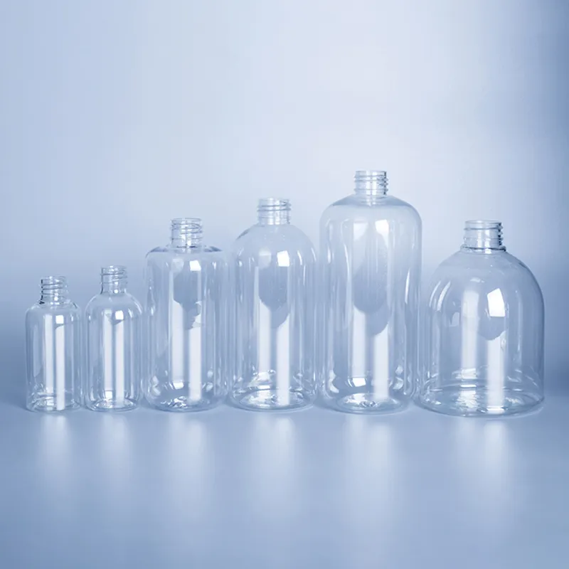 Бутылки для шампуня пустые 100 мл 150 мл 250 мл 300 мл 500 мл прозрачный пластиковый контейнер для домашних животных с широким диском масло гель для волос бутылка для лосьона