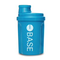 Bouteille d'eau en plastique sans BPA, écologique, 300 ml, bouteille de shaker pour protéines de sport en PP, gobelet de mélange de poudre sportive en plastique 10 oz avec LOGO