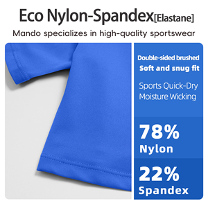 Conjunto Deportivo Casual de 2 Piezas para Mujer, 78% Nailon, 22% Elastano, Top Corto Holgado de Manga Corta y Leggings Acampanados - Product Image 4
