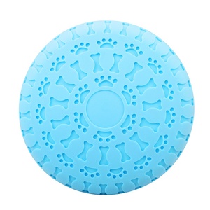 Multifunzione TPR durevole resistente ai morsi giocattolo interattivo per animali domestici rotondo antiscivolo Frisbeed Dog Outdoor Training - Product Image 4