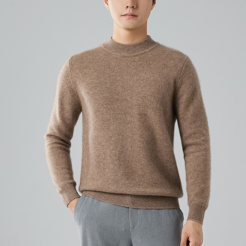 Demi col roulé [SY811] velours brut violet