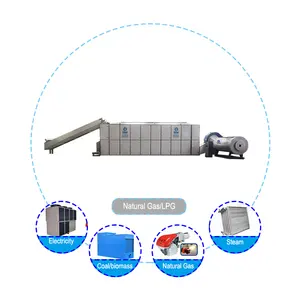 Baixin Large Continuous Bean Dryer Pea And Bean Dehydrator Energy Saving Dryer