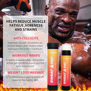 OEM ODM Marque privée Professionnel de poids libre Brûleur de graisse Soins du corps Crème chaude Améliorer la sueur Anti Cellulite Bâton de sueur - Product Image 5