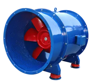 Axial Flow Fire-fighting Axial Flow Fan Pipe Smoke Exhaust Ventilation Equipment For Underground Garages In Shopping Malls