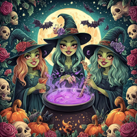CHENISTORY Peinture par numéros DIY, thème Sorcier d'Halloween, Cadeau fait main, Art mural moderne