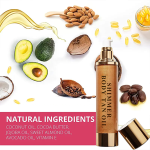 <span class=keywords><strong>Spray</strong></span> de Brillo Corporal, Aceite Iluminador Líquido para Bronceado, Maquillaje Iluminador para Cuerpo, <span class=keywords><strong>Bronceador</strong></span> Corporal para <span class=keywords><strong>Piernas</strong></span>, Cabello, Rostro y Clavícula - Product Image 4