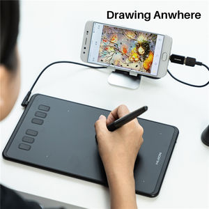 Tablette graphique numérique <span class=keywords><strong>HUION</strong></span> H640P <span class=keywords><strong>Inspiroy</strong></span> 6 Caliente Llaves, tablette graphique professionnelle pour le dessin et la conception - Product Image 6