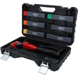 KS TOOLS-150,9820 Juego de remachadores de mano giratorios 3 en 1 (12 piezas) -CUERPO EAN 4042146884775 Y CHAPAS METÁLICAS - Product Image 1