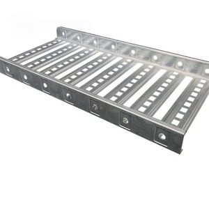 Customizable Outdoor Zinc-Aluminum-Magnesium Fireproof <b>Cable</b> Tray 600mm Width HDG Industrial Perforated <b>Cable</b> Tray - Product Image 4