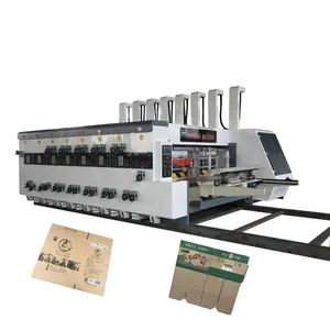Máquina de impresión de cartón corrugado flexo Máquina de impresión flexográfica de cartón corrugado Slotter