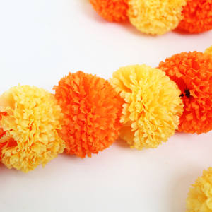 Venta al por mayor <span class=keywords><strong>de</strong></span> flores <span class=keywords><strong>de</strong></span> caléndulas artificiales guirnalda Fiesta mexicana Día <span class=keywords><strong>DE</strong></span> LA MUERTE decoración funeraria para <span class=keywords><strong>Dia</strong></span> <span class=keywords><strong>De</strong></span> <span class=keywords><strong>Muertos</strong></span> guirnalda - Product Image 4