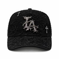 Expédition Rapide G5 Gorras New Barbas Hats Gentlemen's Den Casquettes de baseball 5 panneaux en daim imprimé et brodé de lettres Série Metal X CT