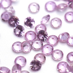 Zaffiro <span class=keywords><strong>Viola</strong></span> Naturale Sciolto 0.8-3.0mm Rotondo Grado A+, <span class=keywords><strong>Pietra</strong></span> Colorata Rara Certificata per Gioielli Personalizzati - Product Image 3