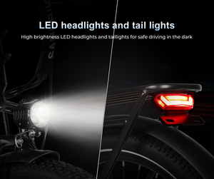 Bicicleta Eléctrica SAMEBIKE RS-A01 Pro con Cuadro de Aleación de Aluminio, 36V 15Ah, Asistencia al Pedaleo 500D, Bicicleta Eléctrica Urbana para Desplazamientos - Product Image 5