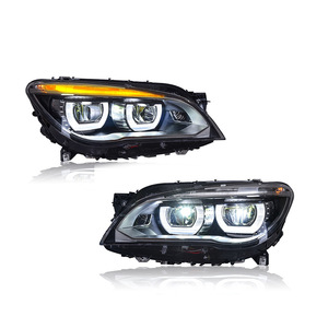 For 2009-2015 F01 F02 Upgrade Headlights With LED High <b>Light</b> Day Running <b>Plug</b> and Play Installation for 2009-2015 7 LED Head - Product Image 2