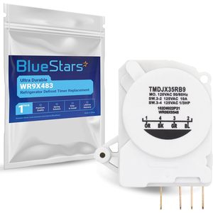 Temporizador de Descongelación para Refrigerador WR9X483, Repuesto de 120 VCA, 50/60 Hz, Plástico Blanco, Fácil Instalación, Garantía de por Vida - Product Image 1
