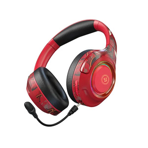 Auriculares inalámbricos plegables para juegos dibujados a mano con micrófono desmontable, de la marca, de la marca de fábrica, con micrófono desmontable - Product Image 2