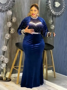 Formal Gown Plus Size Velvet Dress - Elegant & Stylish Formal Gown Plus Size Velvet Dress - Elegant & Stylish