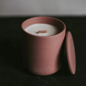 Vela Aromática Purificadora de Aire Hecha a Mano Ecológica AIKUN, Opciones de Color Personalizables, Cerámica Duradera, Diwali, Ramadán, Barras - Product Image 4