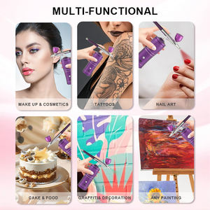 Instrument d'injection d'oxygène facial à haute pression Portable poche beauté pneumatique stylo de pulvérisation peinture Nail Art maquillage <span class=keywords><strong>aérographe</strong></span> - Product Image 6