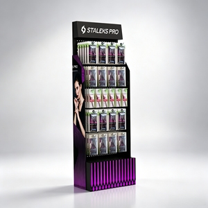 Floor Standing Pegboard Display Rack Beauty Manicure <b>Tool</b> <b>Hook</b> Display Stand For Nail Salon - Product Image 1