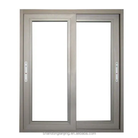 Fenêtre et porte en verre fixe en aluminium de conception moderne pour l'application extérieure