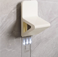 Repose-pieds de salle de bain Pédale de douche Pédale murale antidérapante pour toilette Zone de douche