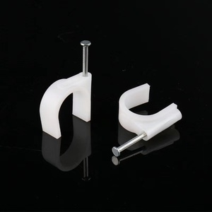 Ventes directes du fabricant Multipurpose Cable Management Pince en plastique Porte-<span class=keywords><strong>fil</strong></span> électrique Circle Cable Clips - Product Image 5
