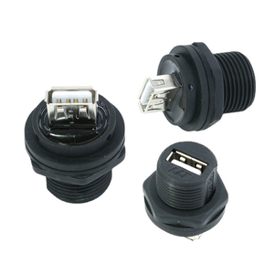 RJ45 USB3.0 TYPE-C nhựa thẳng 90 độ Bảng điều khiển gắn kết không thấm nước vít chủ đề một cách nhanh chóng khóa kết nối - Product Image 5