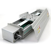 Actionneur de curseur linéaire électrique à courroie de distribution de bras robotique CNC de haute précision, Module de Rails de guidage de mouvement de scène