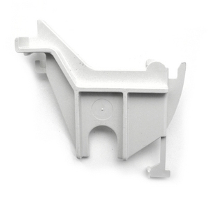 Barre transversale pour boîte 37051, accessoire de salle de bain, support mural en forme de L, design minimaliste, finition noir mat, utilisation en salle de bain - Product Image 1