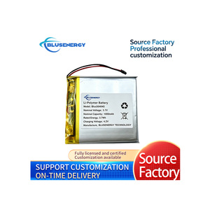 Batería de Polímero de Litio Ultrafina de 3.7V y 1000mAh para Dispositivos de Hogar Inteligente, Sensores Inalámbricos y Equipos Ultra Portátiles - Product Image 1