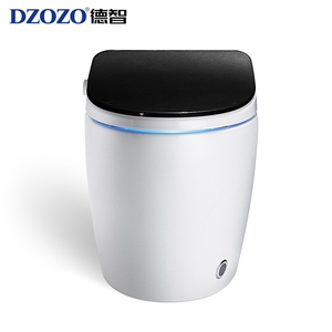 Sang trọng thông minh tầng gắn tự động tuôn ra bởi chân cảm biến tự động phun nước commode thông minh hình bầu dục Siphon nhà vệ sinh - Product Image 6